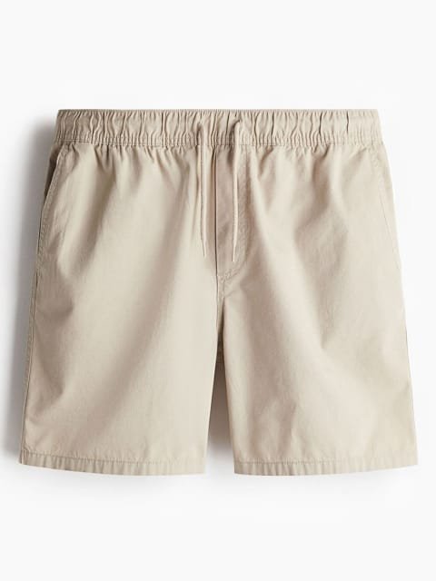 H&M Men Pure Cotton Mid-Rise Shorts
