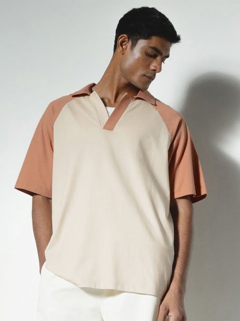 H&M Men Raglan Sleeve Polo T-Shirt
