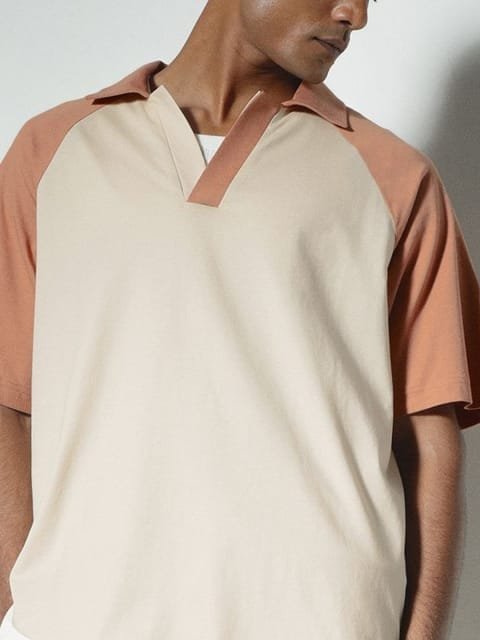 H&M Men Raglan Sleeve Polo T-Shirt