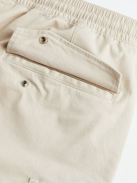 H&M Men Regular Fit Cotton Cargo Shorts