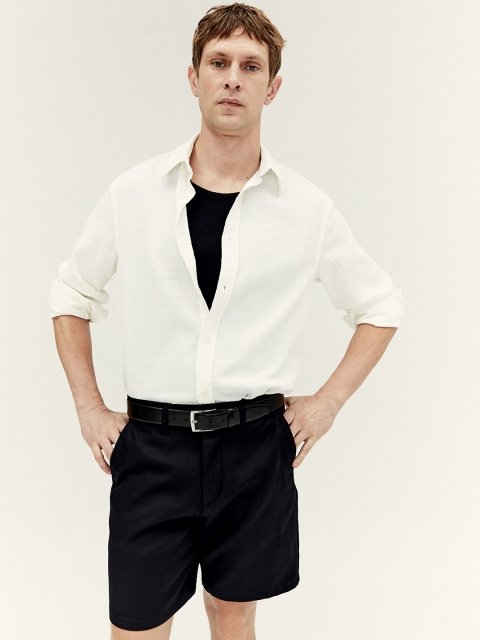 H&M Men Regular Fit Cotton Chino Shorts