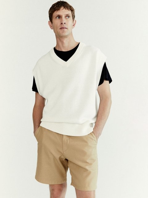 H&M Men Regular Fit Cotton Chino Shorts