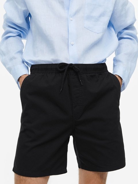H&M Men Regular Fit Cotton Shorts