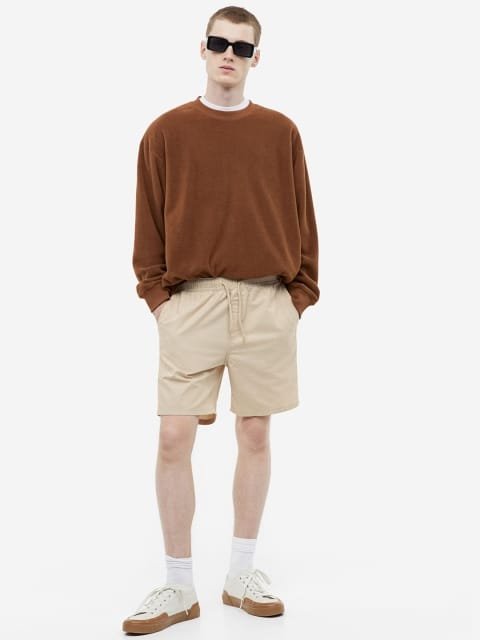 H&M Men Regular Fit Cotton Shorts