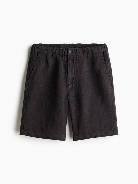 H&M Men Regular Fit Linen Shorts