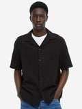 H&M Men Regular Fit Muslin Resort Shirt