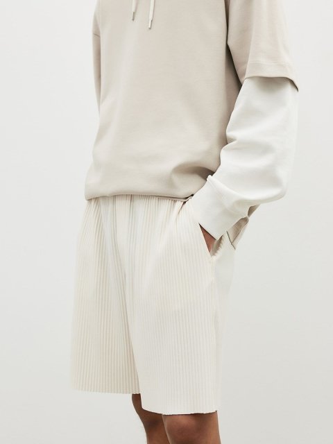 H&M Men Regular Fit Pleated Shorts