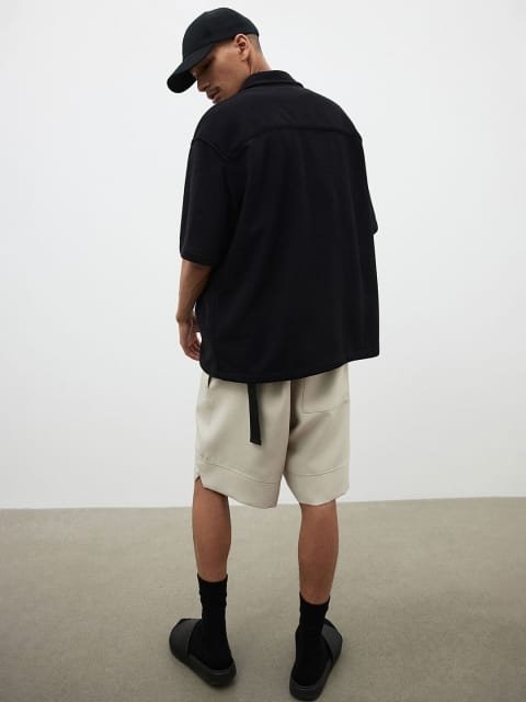 H&M Men Regular Fit Waffled shirt