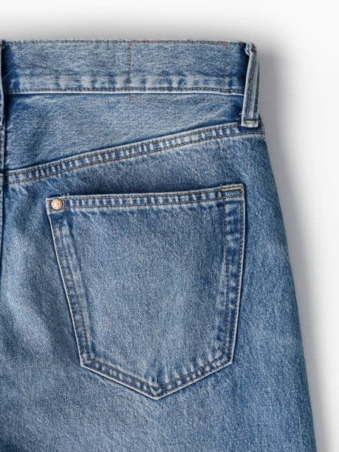 H&M Men Relaxed Fit Cotton Heavy Fade Jeans