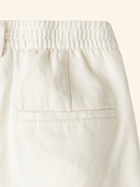 H&M Men Relaxed Fit Linen-Blend Shorts