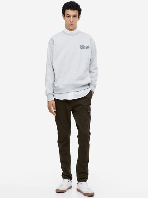 H&M Men Skinny-Fit Cargo Trousers