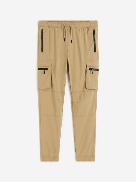 H&M Men Skinny Fit Nylon Cargo Trousers