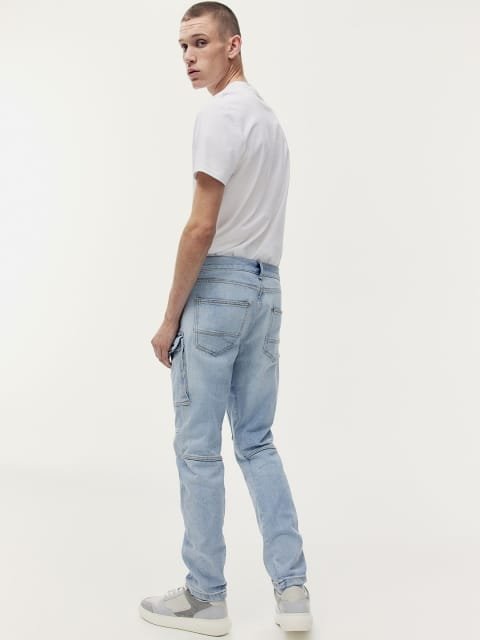 H&M Men Slim Cargo Jeans