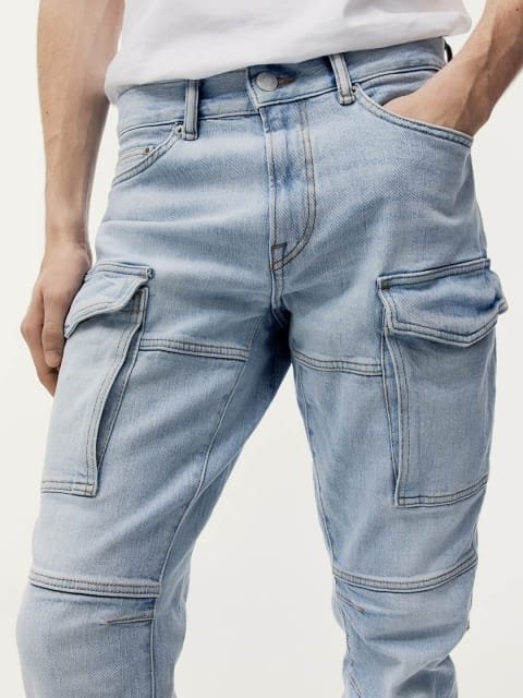 H&M Men Slim Cargo Jeans