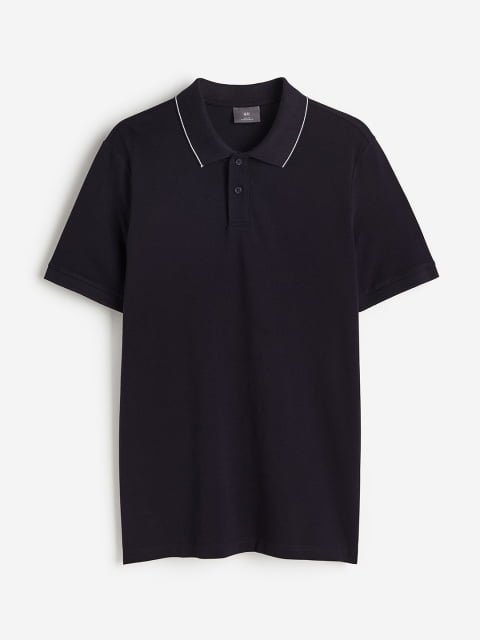 H&M Men Slim Fit Cotton Polo Shirt
