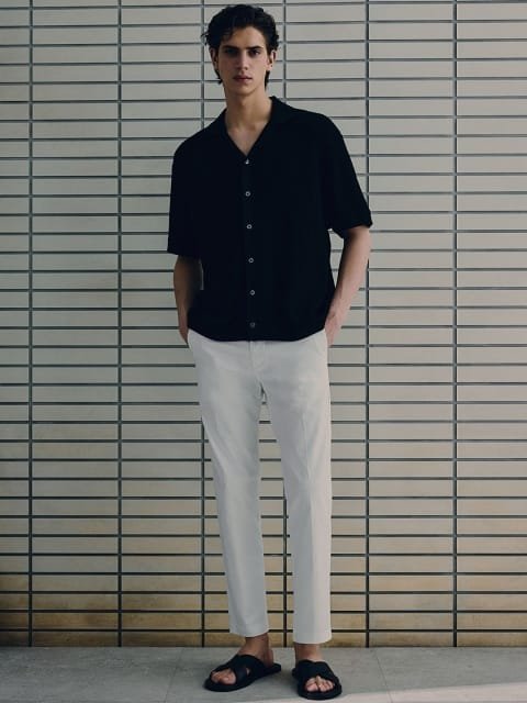 H&M Men Slim Fit Cotton Trousers