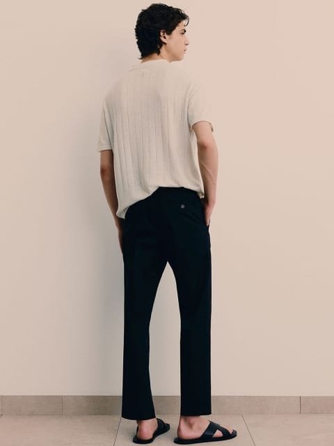 H&M Men Slim Fit Cotton Trousers