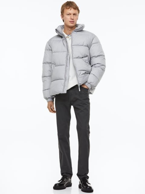 H&M Men Slim Fit Cotton Twill Trousers