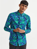 H&M Men Slim Fit Patterned Shirt