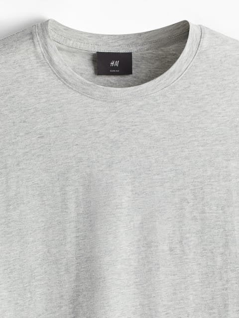 H&M Men Slim-Fit Pima Cotton T-Shirt