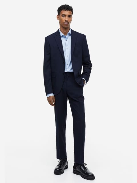 H&M Men Slim Fit Premium Cotton Shirt