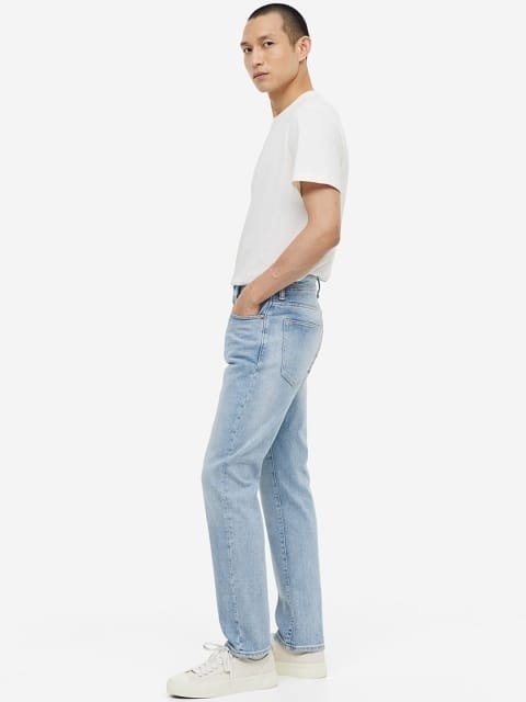 H&M Men Straight-Fit Regular Jeans