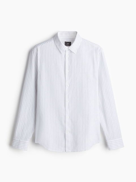 H&M Men Striped Long Sleeve Shirt