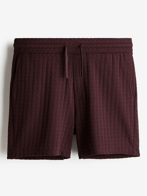 H&M Men Textured Sweat Shorts