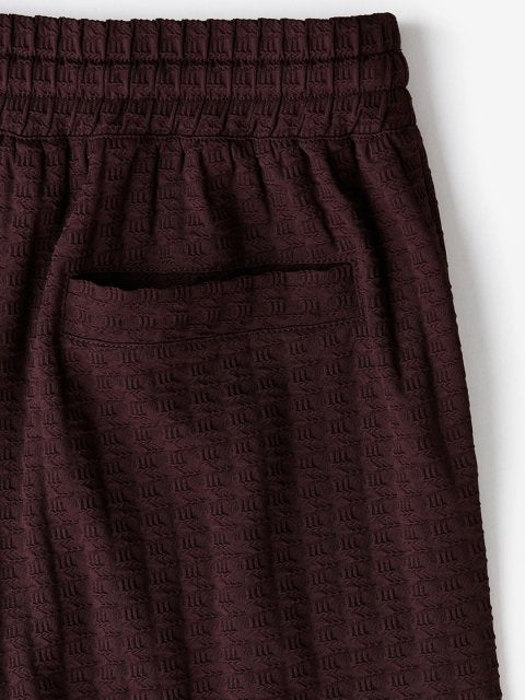 H&M Men Textured Sweat Shorts