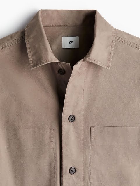 H&M Men Twill Overshirt