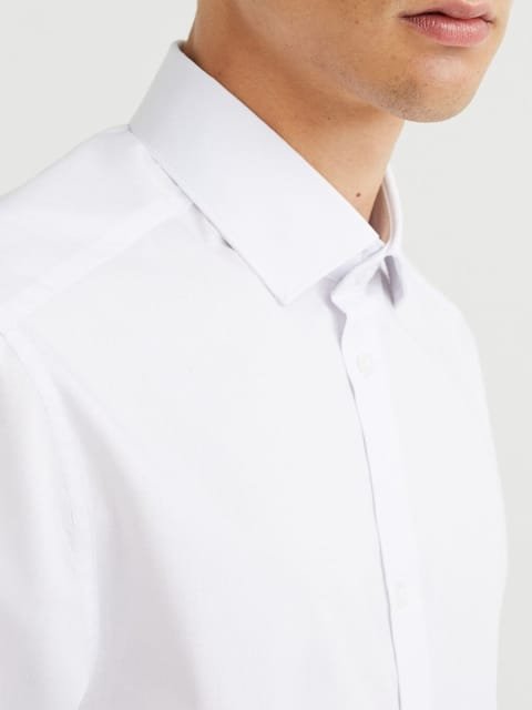 H&M Men White COOLMAX Regular Fit Shirt