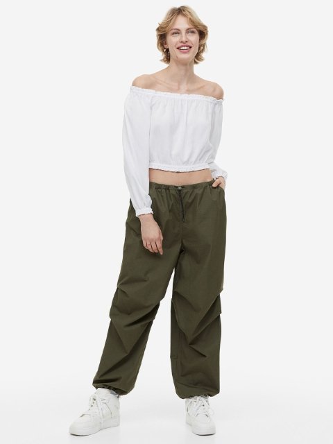 H&M Off-the-Shoulder Blouse