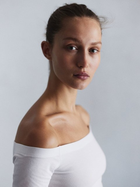 H&M Off-The-Shoulder Jersey Top