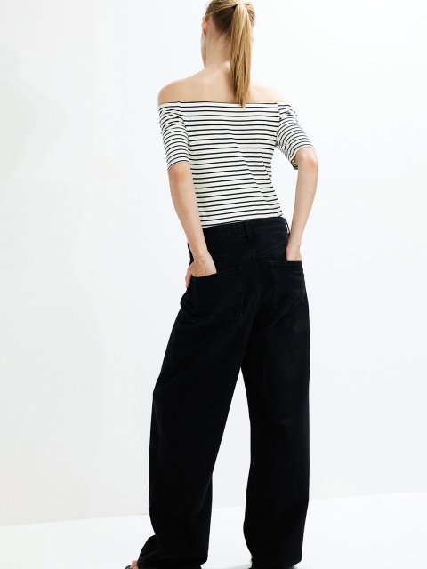 H&M Off-The-Shoulder Jersey Top
