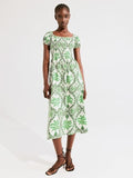 H&M Off-The-Shoulder Poplin Dress