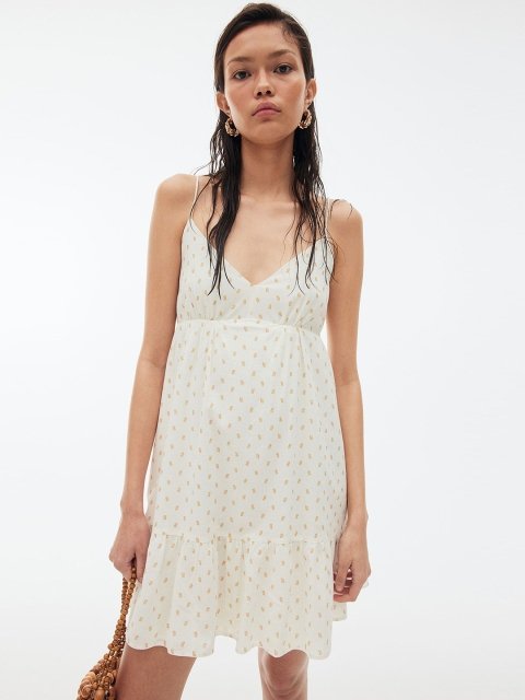 H&M Open-Back Crpe Dress