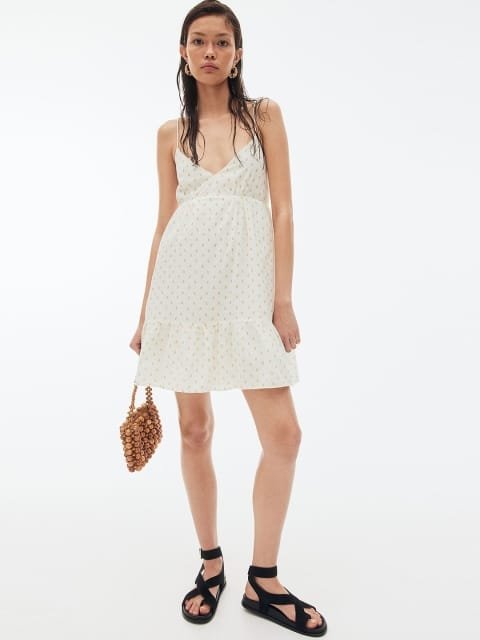 H&M Open-Back Crpe Dress
