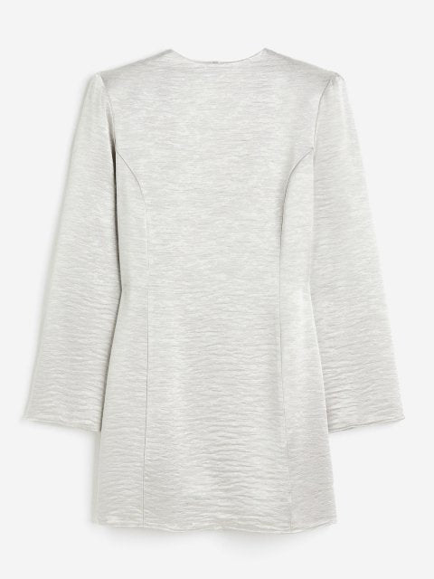 H&M Open-Back Satin Dress