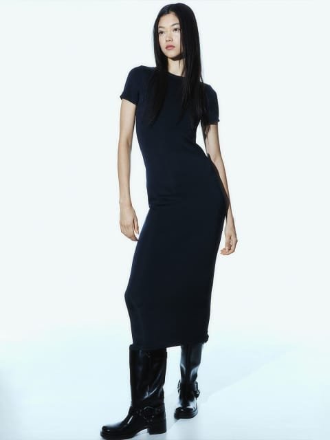 H&M Open-Back Scuba Dress
