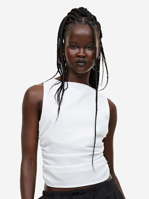 H&M Open-Backed Gathered Top