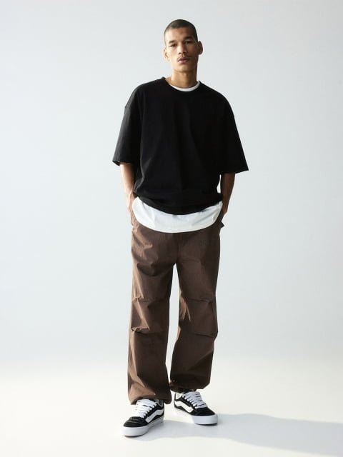 H&M Oversized Fit Cotton T-Shirt