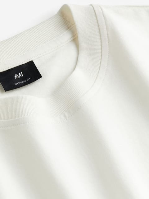 H&M Oversized Fit Cotton T-shirt