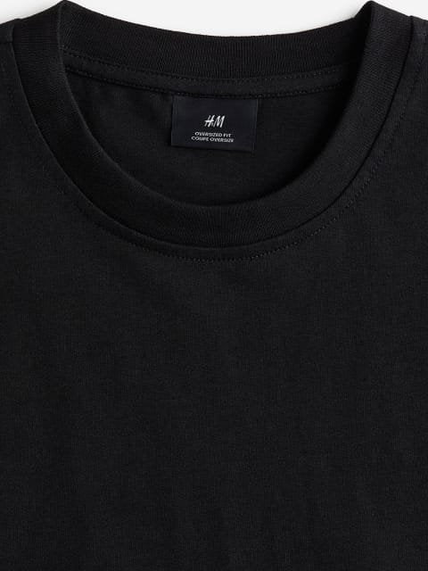 H&M Oversized Fit Cotton T-Shirt