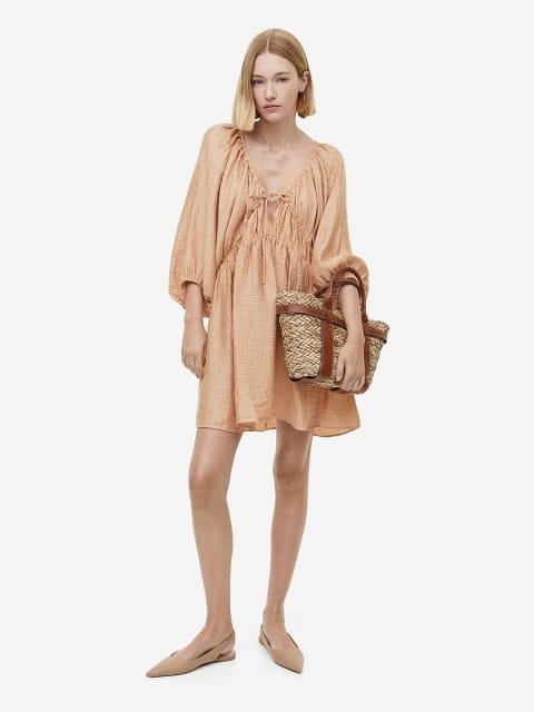 H&M Oversized Lyocell-Blend Dress