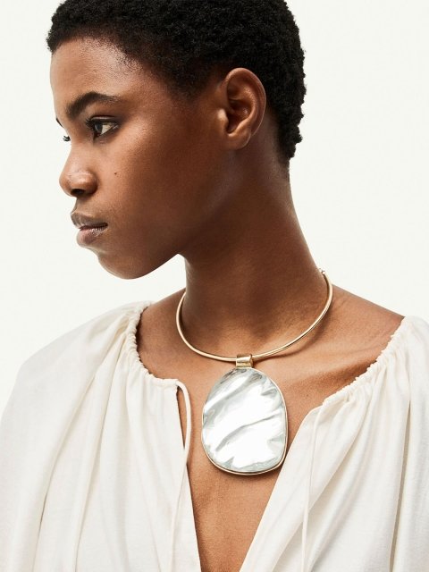 H&M Oversized Tie-Detail Dress