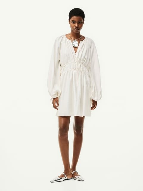 H&M Oversized Tie-Detail Dress
