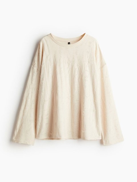 H&M Oversized Worn-Look Top