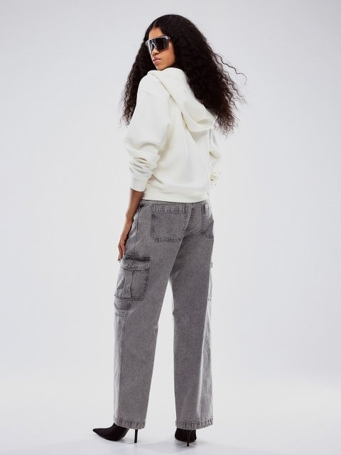 H&M Oversized Zip-Through Hoodie
