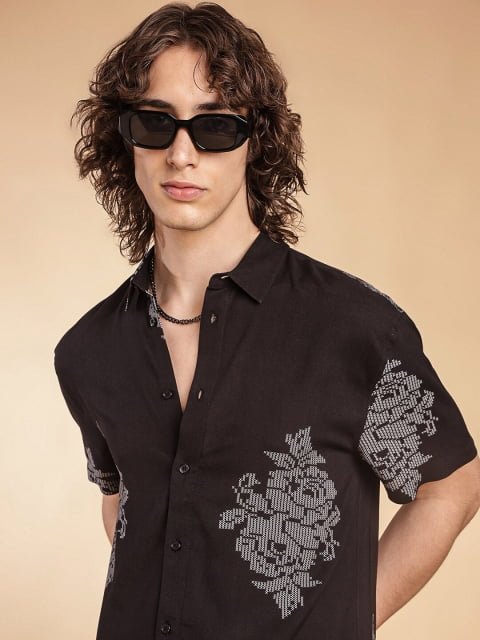 H&M Patterned Resort Shirt