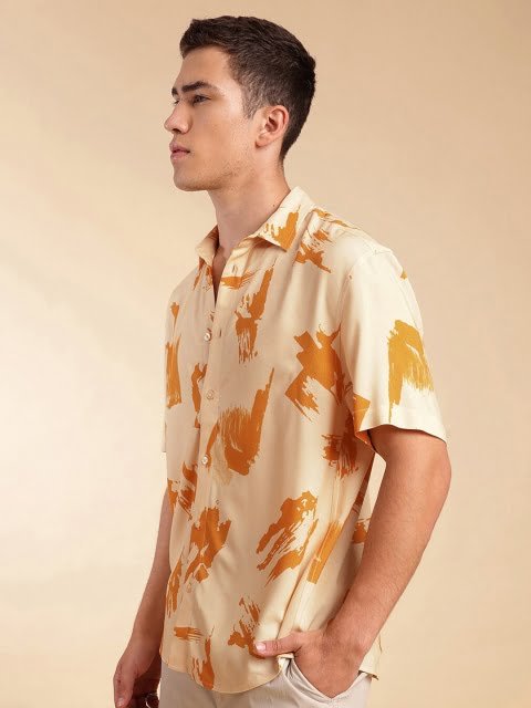 H&M Patterned Resort Shirt